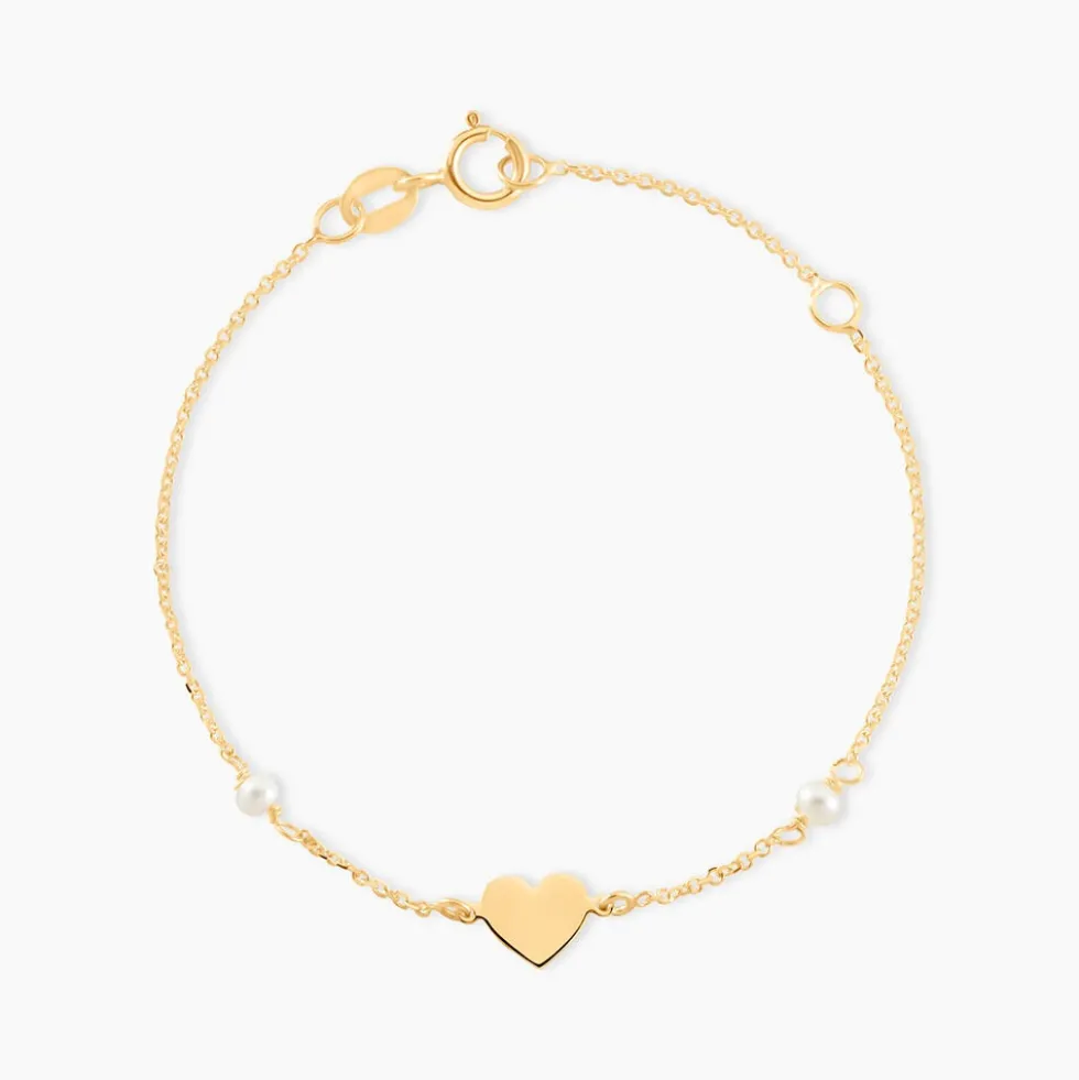 Bracelet Theotima Or Jaune Perle De Culture