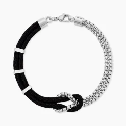 Bracelet Thymeo Acier Blanc
