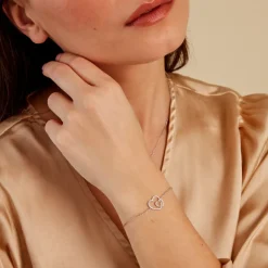Bracelet Ticia Or Jaune Argent Blanc Oxyde De Zirconium