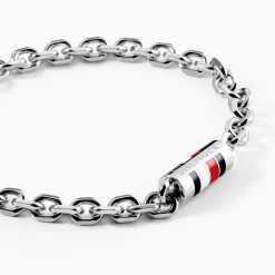 Bracelet Tommy Hilfiger Bruce Chain Acier Blanc