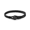 Bracelet Tommy Hilfiger Nautical Cuir De Veau Noir