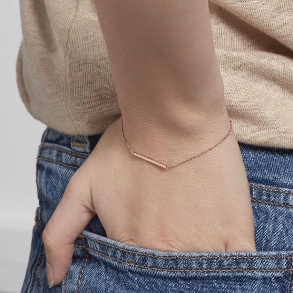 Bracelet Tullia Argent Rose