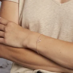 Bracelet Tyfen Argent Rose