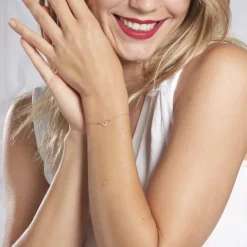 Bracelet Veroniica Argent Rose