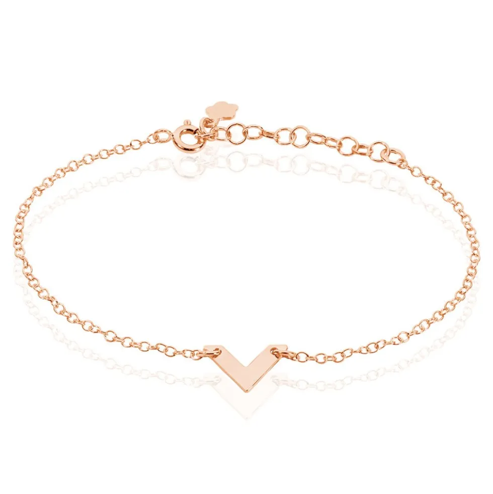 Bracelet Veroniica Argent Rose