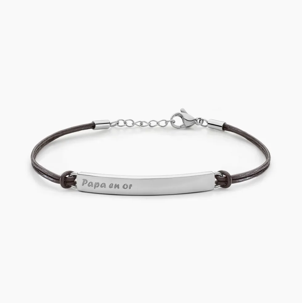 Bracelet Vicenzo Acier Blanc