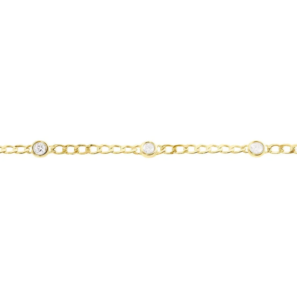 Bracelet Vienne Or Jaune Oxyde De Zirconium