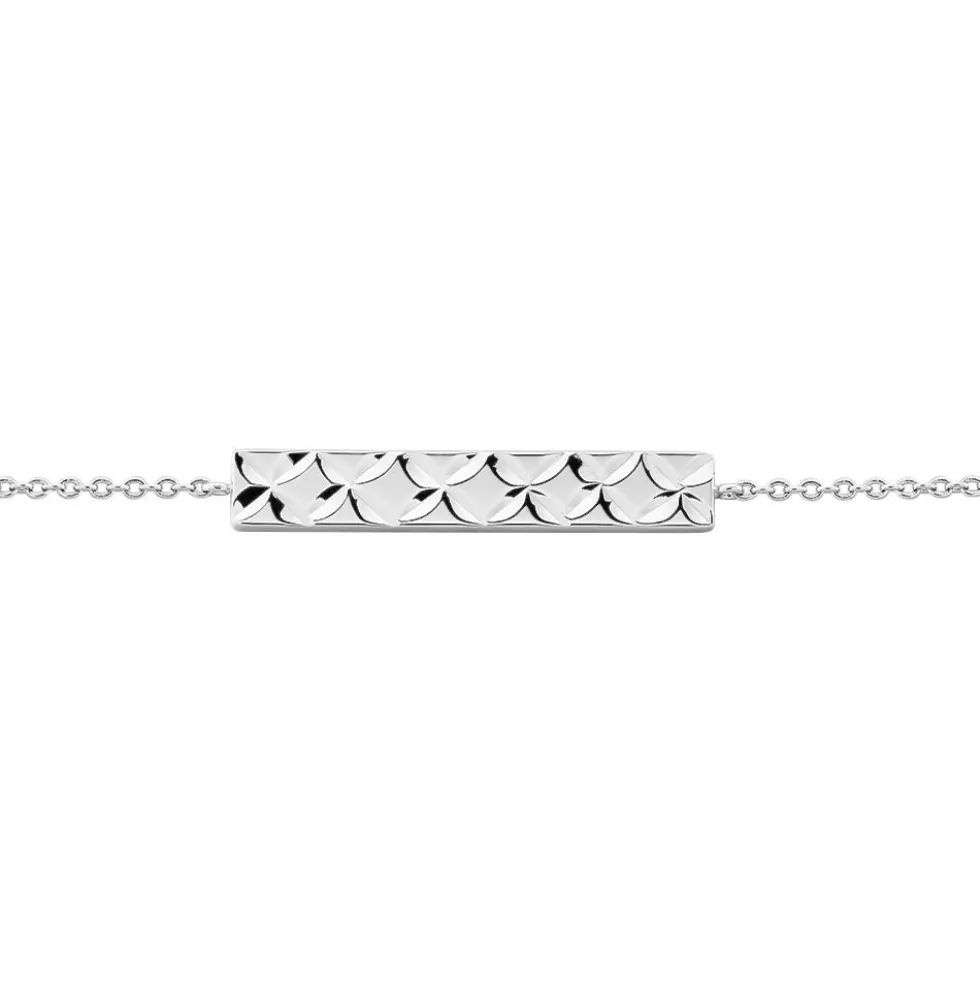 Bracelet Vinie Argent Blanc