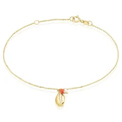 Bracelet Vitamin Sea Or Jaune Perle De Culture Corail