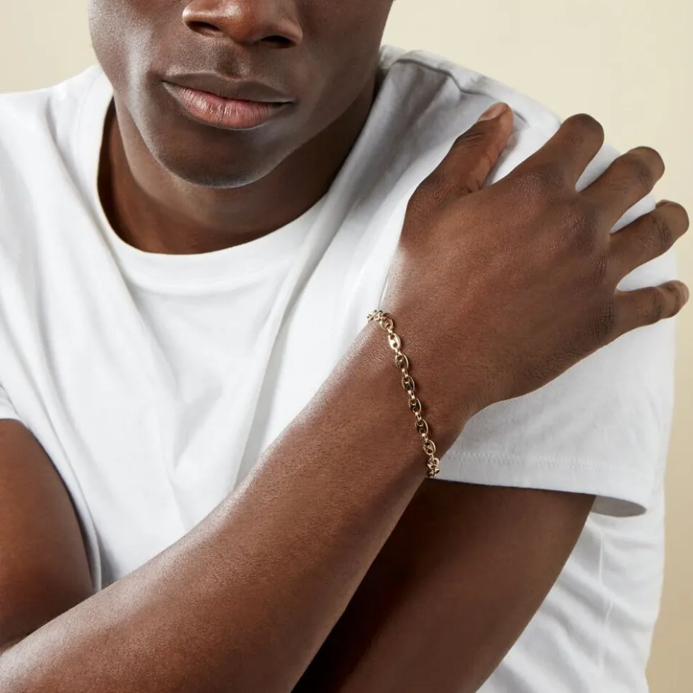 Bracelet William Plaqué Or Jaune