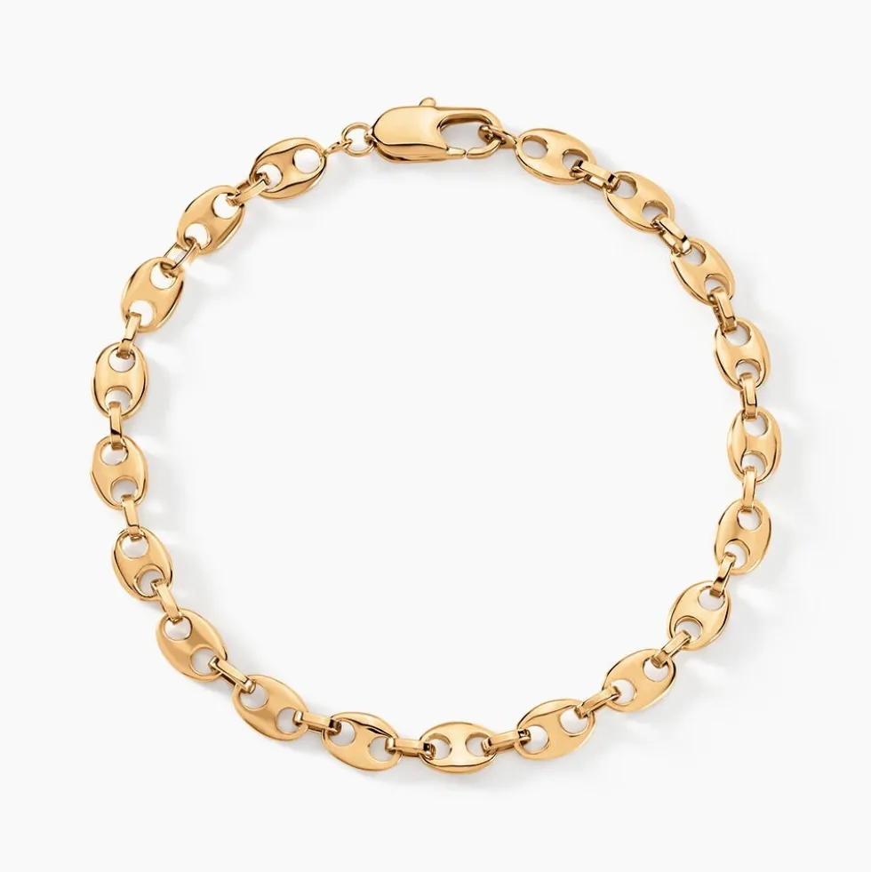 Bracelet William Plaqué Or Jaune