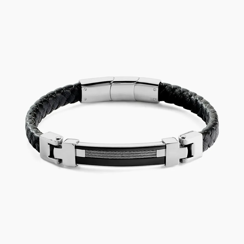 Bracelet Yannick Acier Blanc