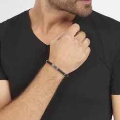 Bracelet Yannik Acier Blanc