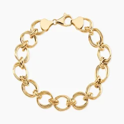 Bracelet Aaron Maille Fantaisie Or Jaune