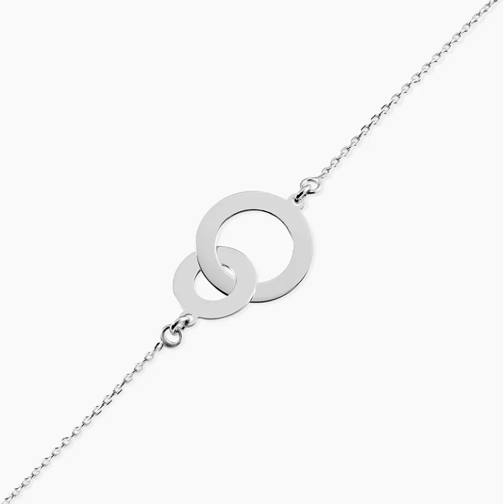 Bracelet Abbygael Argent Blanc