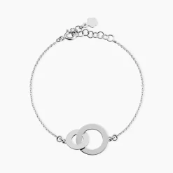 Bracelet Abbygael Argent Blanc