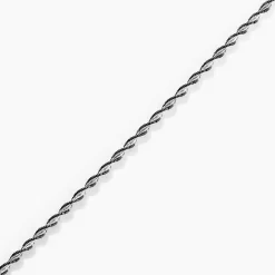Bracelet Abie Torsade Argent Bicolore