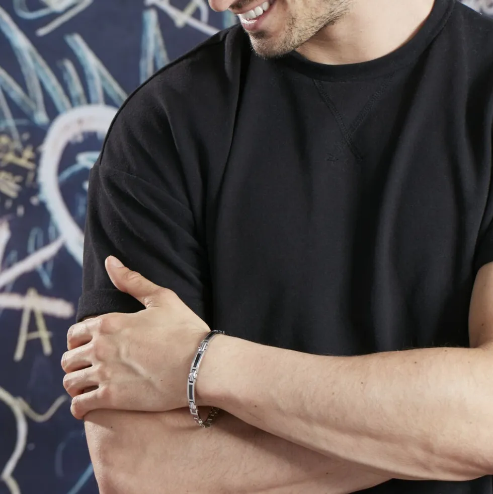 Bracelet Acier Bicolore
