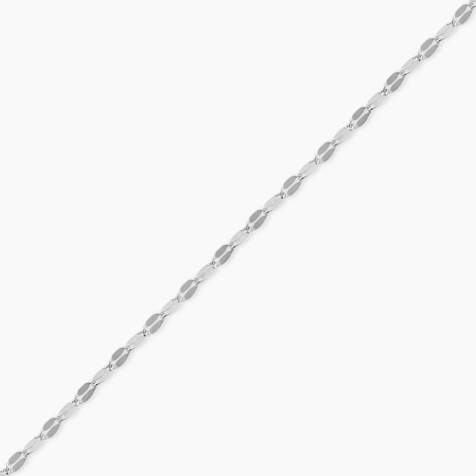 Bracelet Adelaide Argent Blanc