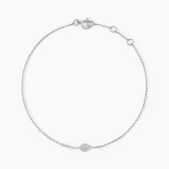 Bracelet Adhira Or Blanc Diamant