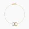 Bracelet Adila Or Bicolore
