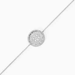 Bracelet Agnete Argent Blanc Oxyde De Zirconium