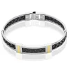 Bracelet Aichatou Or Acier Blanc