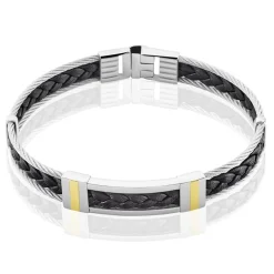 Bracelet Aichatou Or Acier Blanc