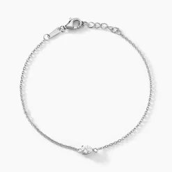 Bracelet Alda Argent Blanc Oxyde De Zirconium