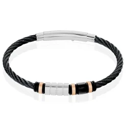 Bracelet Alexandre Acier Bicolore