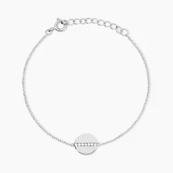 Bracelet Alexane Argent Blanc Oxyde De Zirconium