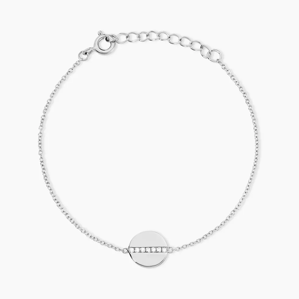 Bracelet Alexane Argent Blanc Oxyde De Zirconium