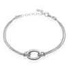 Bracelet Alisa Argent Blanc