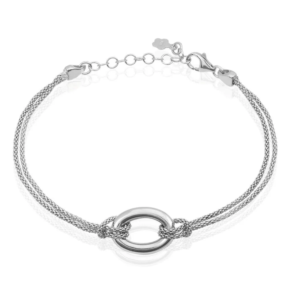 Bracelet Alisa Argent Blanc