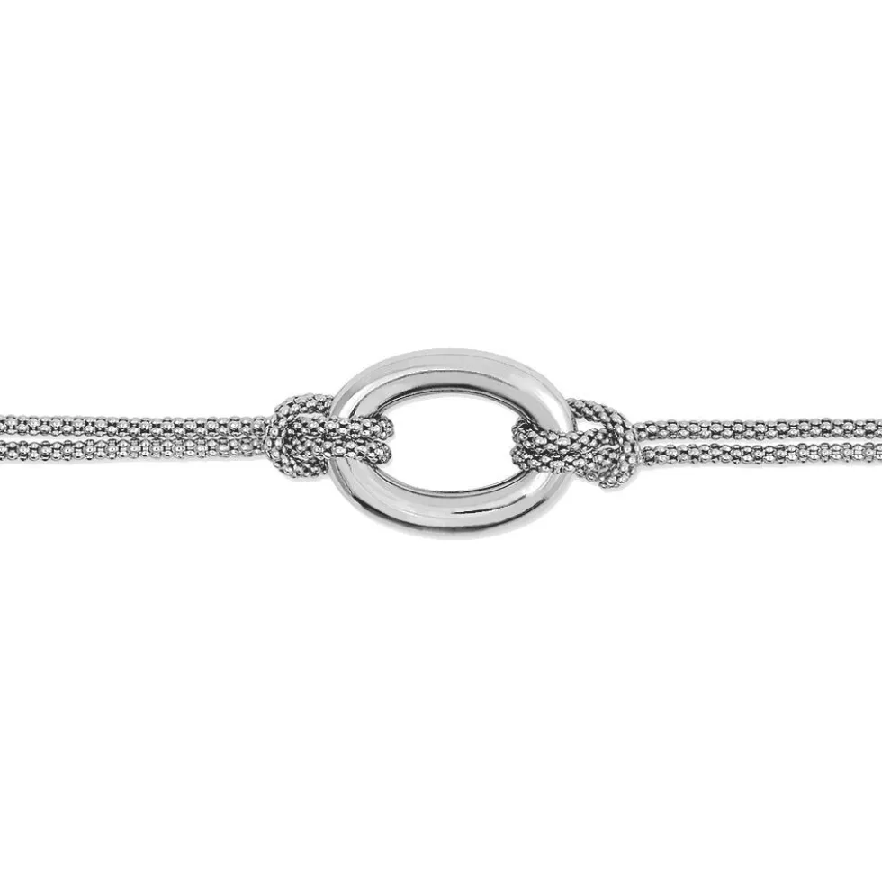 Bracelet Alisa Argent Blanc