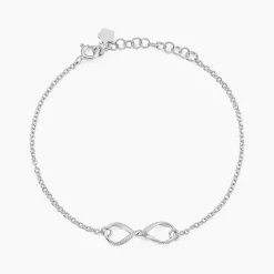 Bracelet Alissone Argent Blanc