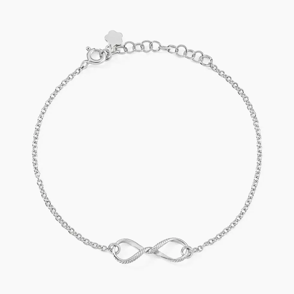 Bracelet Alissone Argent Blanc