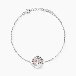 Bracelet Alive Argent Blanc Oxyde De Zirconium