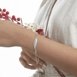 Bracelet Aliza Argent Blanc
