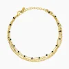 Bracelet Amala Acier Jaune Verre