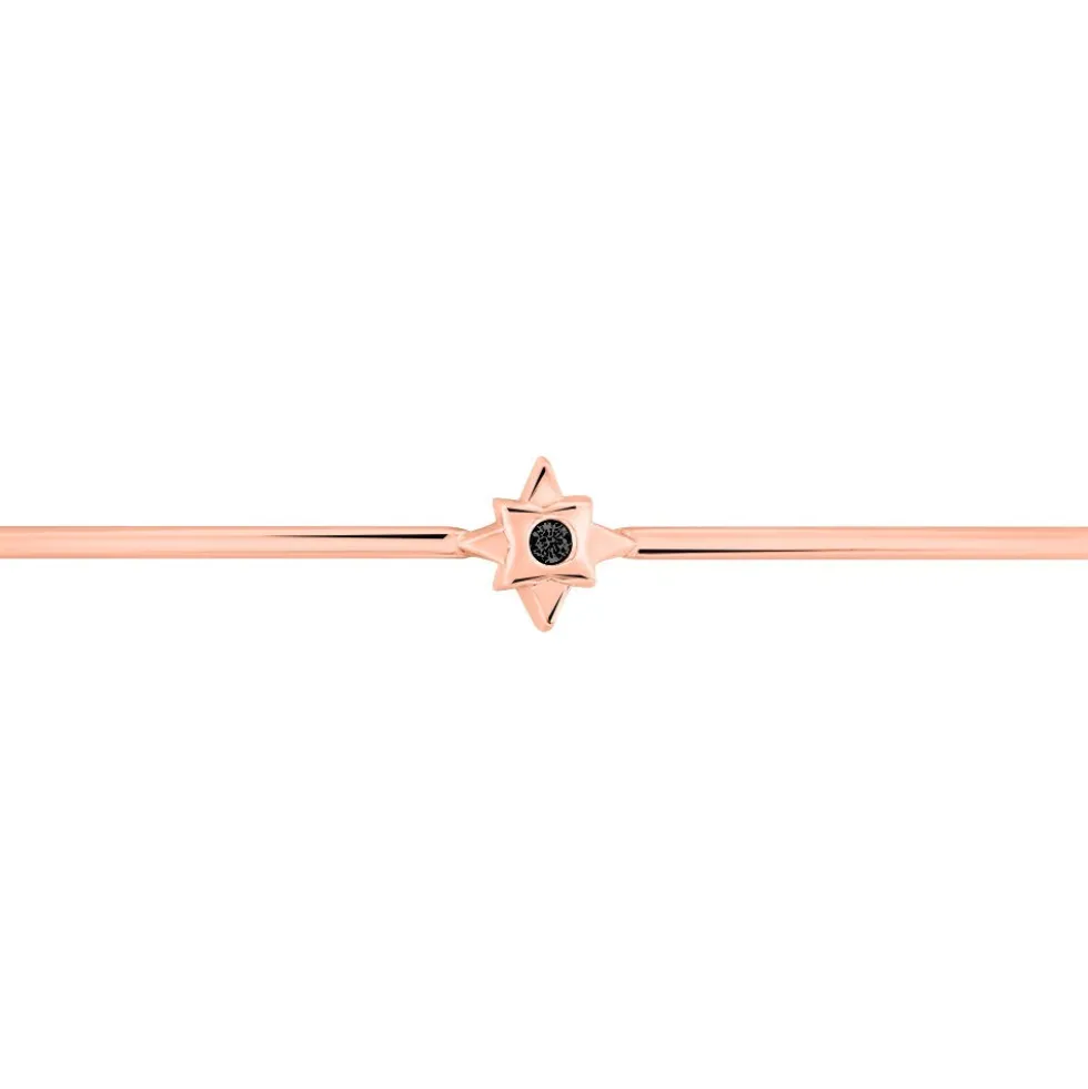 Bracelet Amante Argent Rose Oxyde De Zirconium