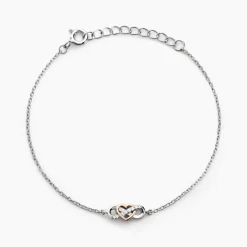 Bracelet Amuri Argent Bicolore Oxyde De Zirconium