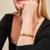 Bracelet Anadia Acier Jaune