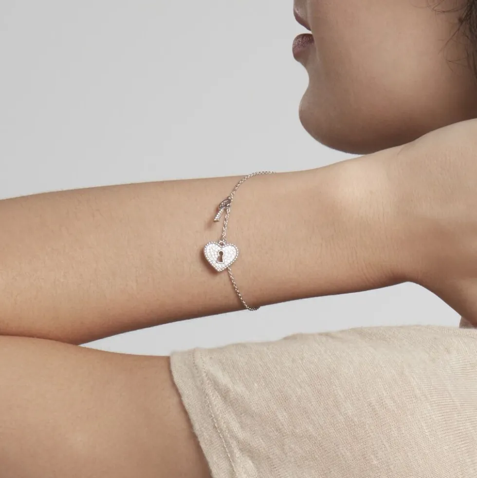 Bracelet Anakin Argent Blanc Oxyde De Zirconium