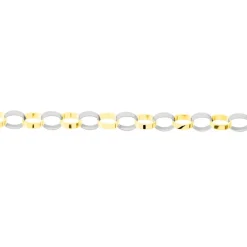 Bracelet Andrej Maille Fantaisie Or Bicolore