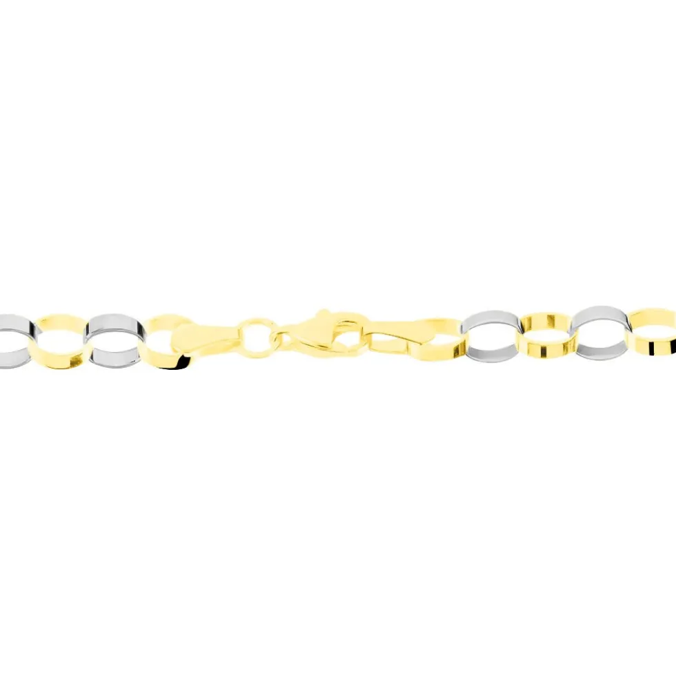 Bracelet Andrej Maille Fantaisie Or Bicolore