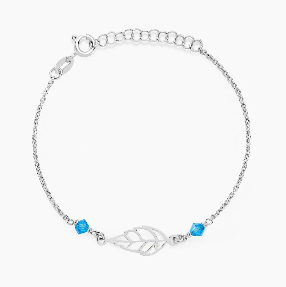 Bracelet Angelika Argent Blanc Pierre De Synthese