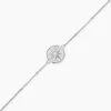 Bracelet Apollinaris Argent Blanc Oxyde De Zirconium
