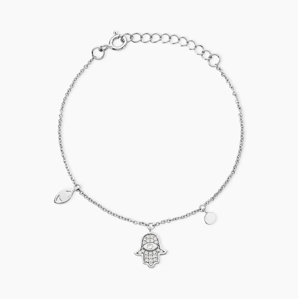 Bracelet Argent Basten Oxydes De Zirconium