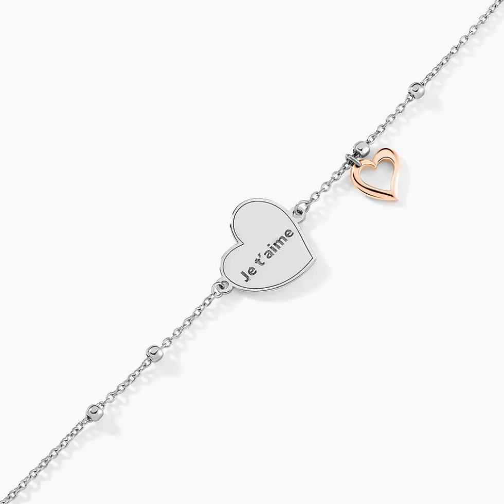 Bracelet Argent Bicolore Nura